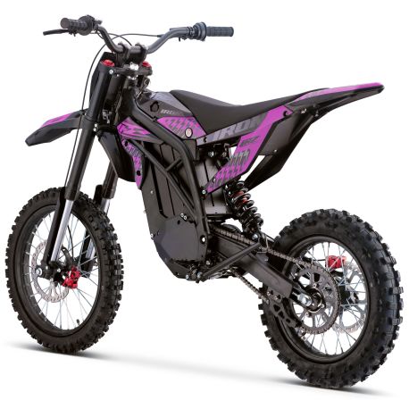 Motocross électrique CRZ - IRON R - 6000W 60V36Ah - 14"/17" - Violet