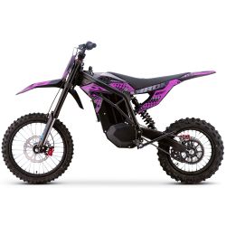 Motocross électrique CRZ - IRON R - 6000W 60V36Ah - 14"/17" - Violet