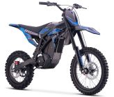 Motocross elettrica CRZ -IRON R - 6000W 60V36Ah - 14"/17" - Blú