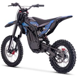 Motocross électrique CRZ - IRON R - 6000W 60V36Ah - 14"/17" - Bleu