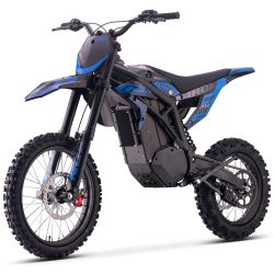 Motocross électrique CRZ - IRON R - 6000W 60V36Ah - 14"/17" - Bleu