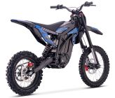 Motocross elettrica CRZ -IRON R - 6000W 60V36Ah - 14"/17" - Blú