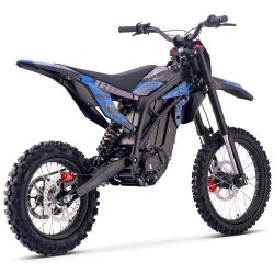 Motocross elettrica CRZ -IRON R - 6000W 60V36Ah - 14"/17" - Blú