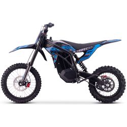 Motocross elettrica CRZ -IRON R - 6000W 60V36Ah - 14"/17" - Blú