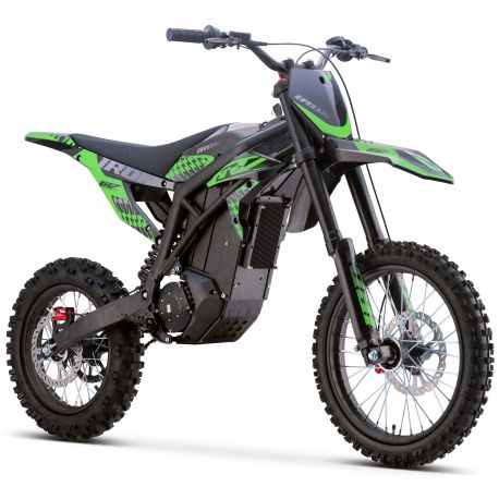 Motocross elettrica CRZ -IRON R - 6000W 60V36Ah - 14"/17" - Verde