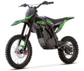 Motocross électrique CRZ - IRON R - 6000W 60V36Ah - 14"/17" - Vert