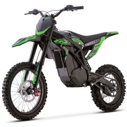 Motocross elettrica CRZ -IRON R - 6000W 60V36Ah - 14"/17" - Verde