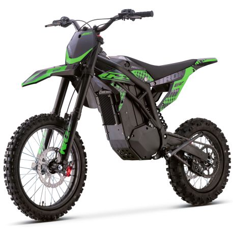 Motocross elettrica CRZ -IRON R - 6000W 60V36Ah - 14"/17" - Verde