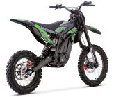 Motocross elettrica CRZ -IRON R - 6000W 60V36Ah - 14"/17" - Verde
