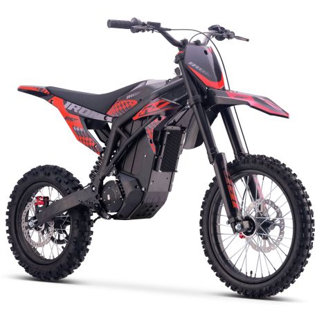 Motocross électrique CRZ - IRON R - 6000W 60V36Ah - 14"/17" - Rouge