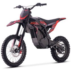 Motocross électrique CRZ - IRON R - 6000W 60V36Ah - 14"/17" - Rouge