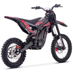 Motocross électrique CRZ - IRON R - 6000W 60V36Ah - 14"/17" - Rouge