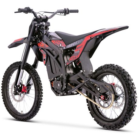 Motocross électrique CRZ - IRON PRO - 6500W 60V36Ah - Rouge