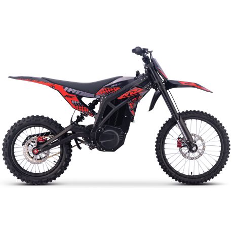 Motocross elettrica CRZ - IRON PRO - 6000w 60V36AH - Rosso