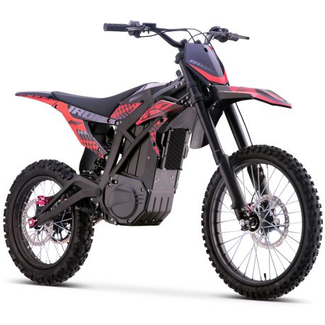 Motocross électrique CRZ - IRON PRO - 6500W 60V36Ah - Rouge