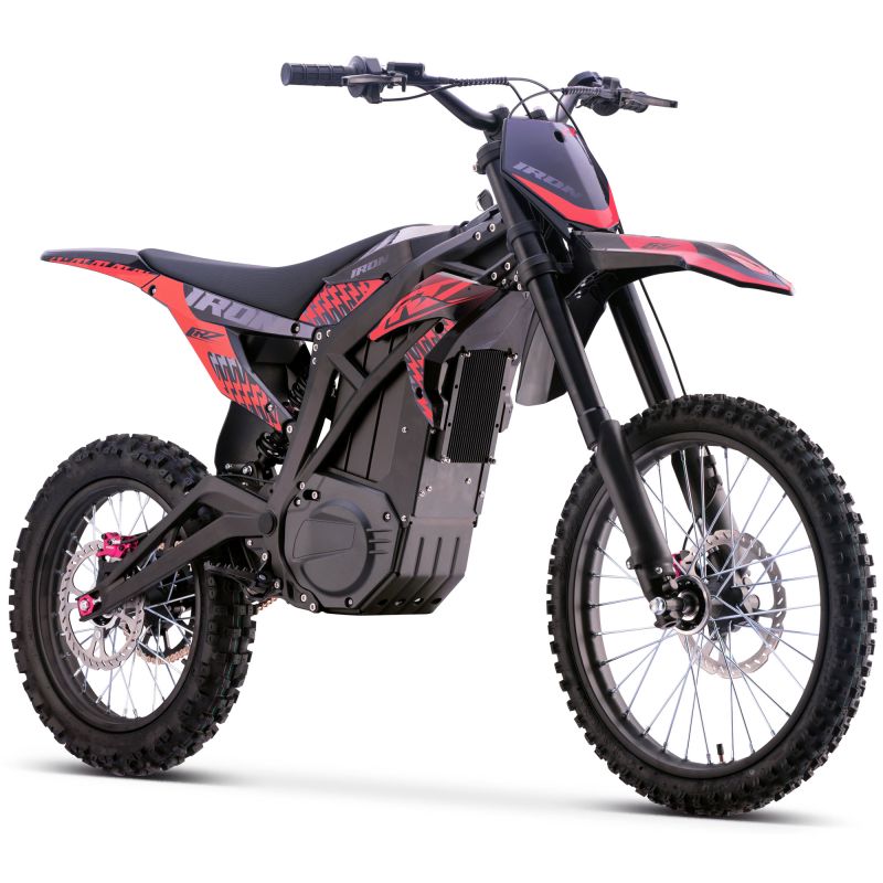 Motocross électrique CRZ - IRON PRO - 6500W 60V36Ah - Rouge