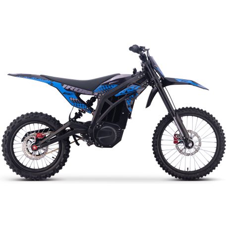 Motocross électrique CRZ - IRON PRO - 6500W 60V36Ah - Bleu