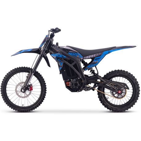Motocross elettrica CRZ - IRON PRO - 6000w 60V36AH - Blú