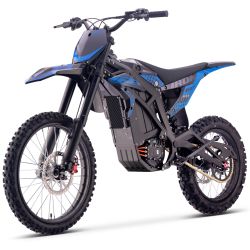 Motocross électrique CRZ - IRON PRO - 6500W 60V36Ah - Bleu