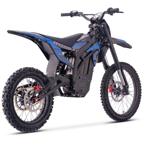 Motocross électrique CRZ - IRON PRO - 6500W 60V36Ah - Bleu