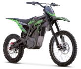 Motocross elettrica CRZ - IRON PRO - 6000w 60V36AH - Verde