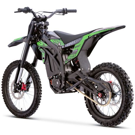 Motocross elettrica CRZ - IRON PRO - 6000w 60V36AH - Verde