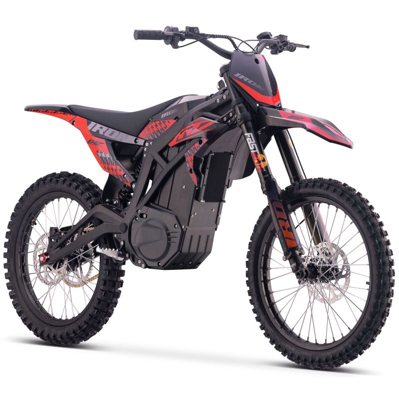 Motocross électrique CRZ - IRON Elite - 7000W 60V40Ah - Rouge
