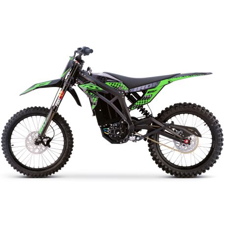 Motocross électrique CRZ - IRON Elite - 7000W 60V40Ah - Vert