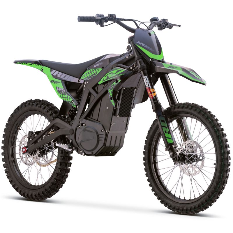 Motocross électrique CRZ - IRON Elite - 7000W 60V40Ah - Vert