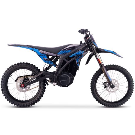 Motocross électrique CRZ - IRON Elite - 7000W 60V40Ah - Bleu