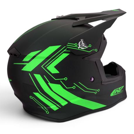 Casque Cross Enfant CRZ - Vert