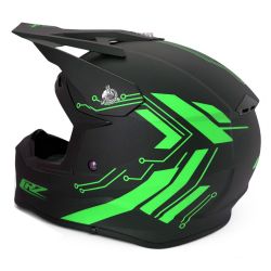 Casque Cross Enfant CRZ - Vert