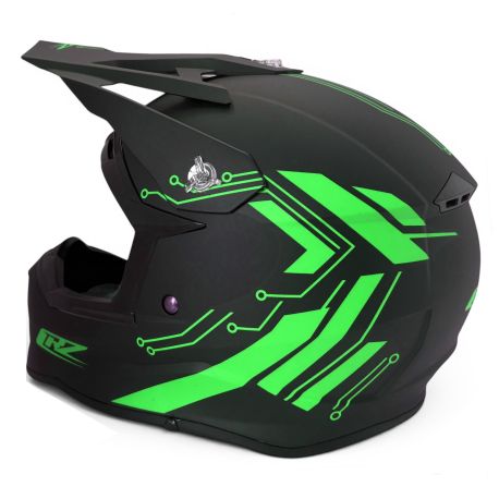 Casque Cross Enfant CRZ - Vert