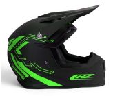 Casque Cross Enfant CRZ - Vert