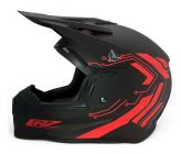 Casco da motocross CRZ per Bambini - Rosso