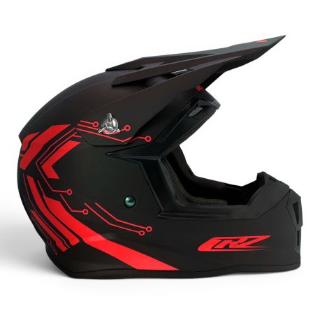 Casque Cross Enfant CRZ - Rouge