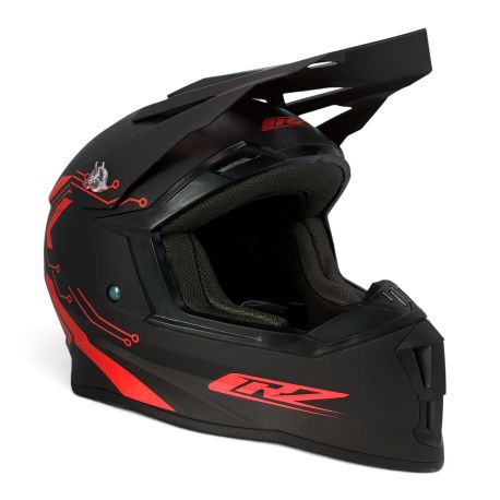 Casque Cross Enfant CRZ - Rouge