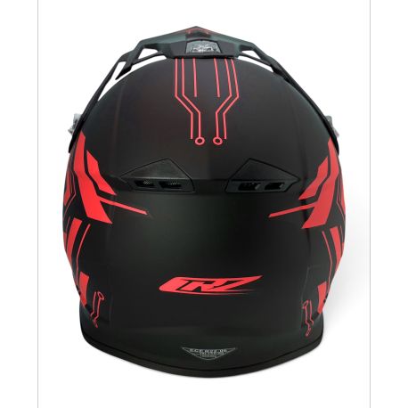 Casque Cross Enfant CRZ - Rouge