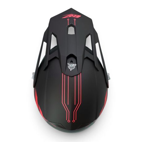 Casque Cross Enfant CRZ - Rouge