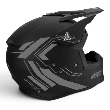Casque Cross Enfant CRZ - Noir