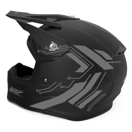 Casque Cross Enfant CRZ - Noir