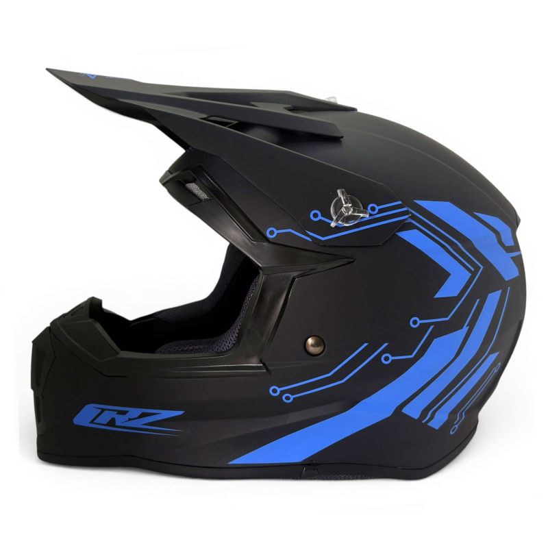 Casque Cross Enfant CRZ - Bleu