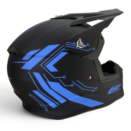 Casque Cross Enfant CRZ - Bleu