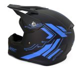 Casque Cross Enfant CRZ - Bleu