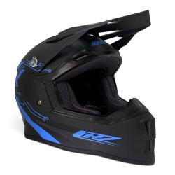 Casque Cross Enfant CRZ - Bleu