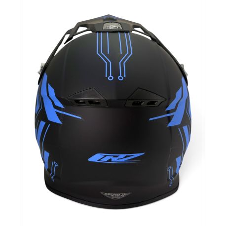 Casque Cross Enfant CRZ - Bleu