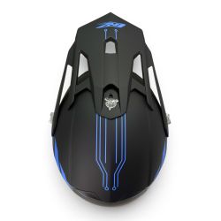 Casque Cross Enfant CRZ - Bleu