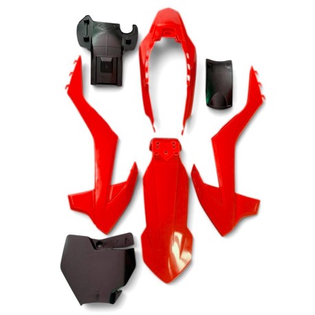 Kit plastique complet - KTM-M - Rouge