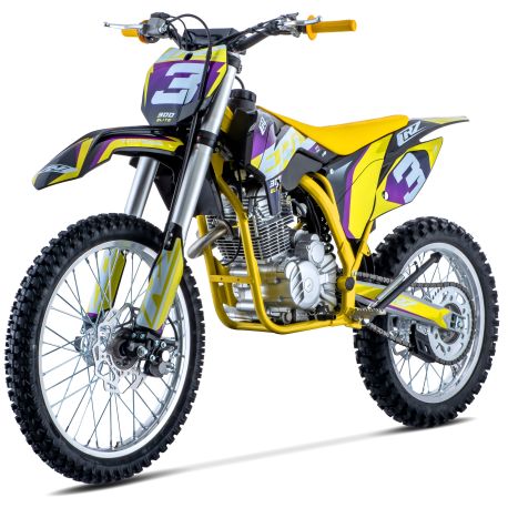 Motocross CRZ ERZ - 300cc ELITE 4T - 18"/21" - Jaune