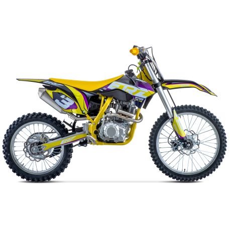 Motocross CRZ ERZ - 300cc ELITE 4T - 18"/21" - Jaune